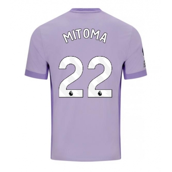 Billige Fotballdrakt Brighton Kaoru Mitoma #22 Replika Bortedrakt 2025-26 Kortermet